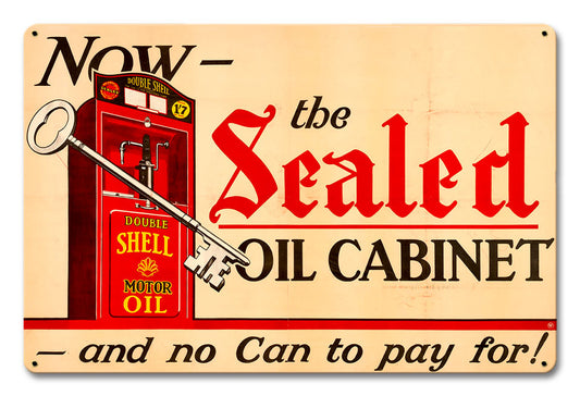 The Sealed Oil Cabinet, Featured Artists/Shell, Satin, 18 X 12 Inches