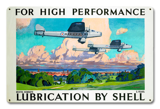 Bristol Bombay Lubrication, Featured Artists/Shell, Satin, 18 X 12 Inches