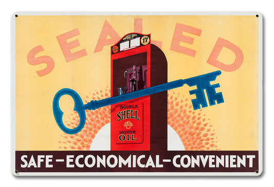 Key Safe Economical, Featured Artists/Shell, Satin, 18 X 12 Inches