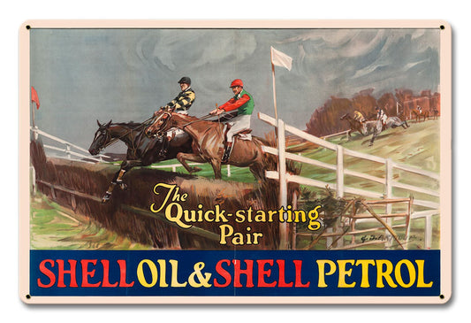 Quick Starting Jockies, Featured Artists/Shell, Satin, 12 X 18 Inches