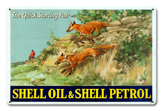 Quick Starting Foxes, Featured Artists/Shell, Satin, 12 X 18 Inches