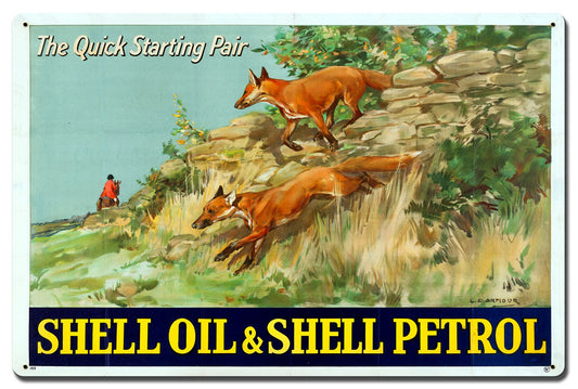 Quick Starting Foxes, Featured Artists/Shell, Satin, 16 X 24 Inches