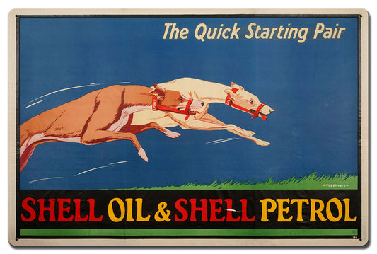 Quick Pair Dogs, Featured Artists/Shell, Satin, 16 X 24 Inches