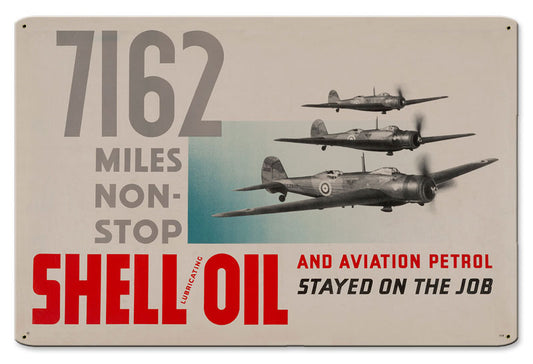 7162 Miles Non-Stop, Featured Artists/Shell, Satin, 12 X 18 Inches