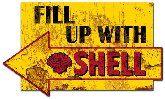 Fill Up With Shell Grunge, Featured Artists/Shell, Plasma, 29 X 17 Inches