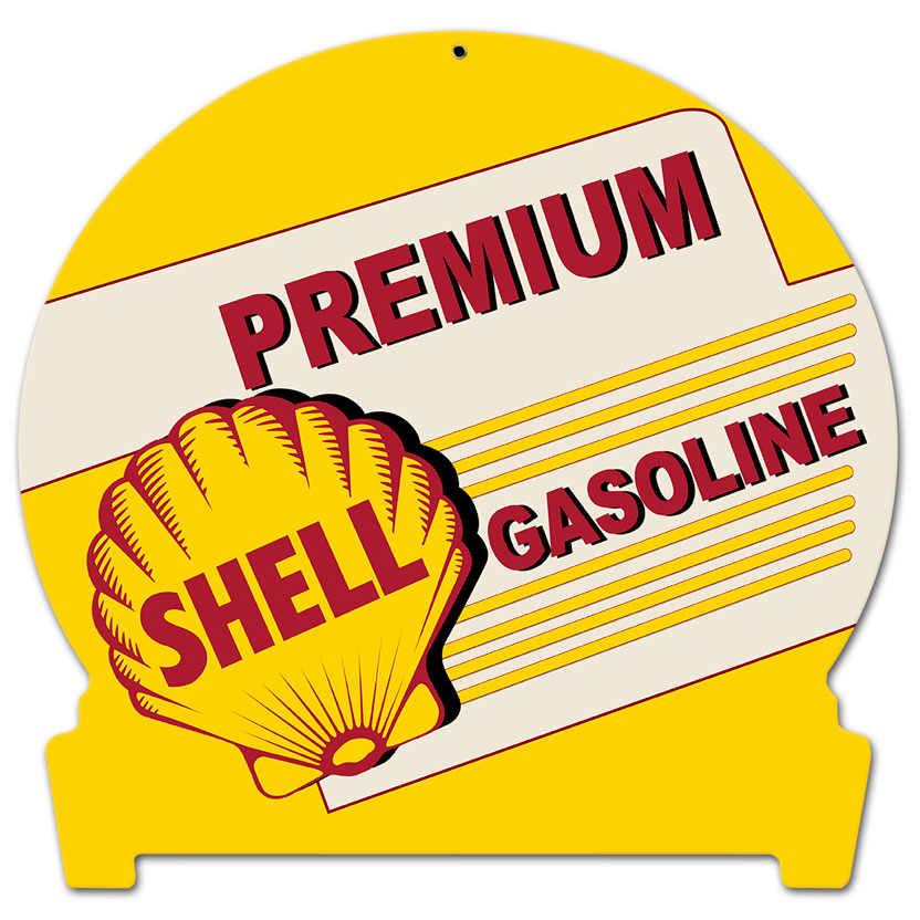 Premium Shell Gasoline, Featured Artists/Shell, Satin, 12 X 15 Inches