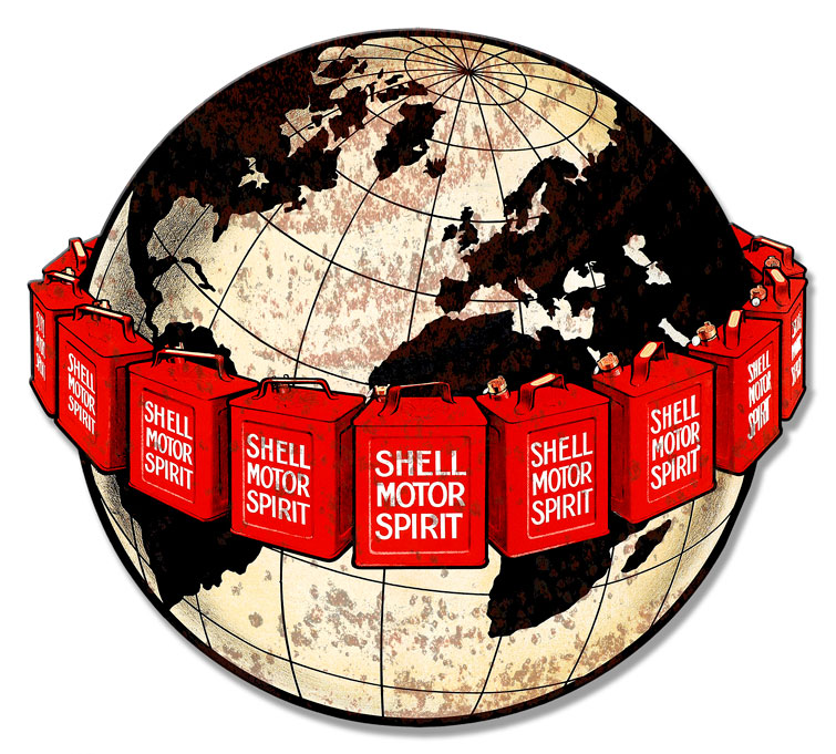 Around World Shell Grunge, Featured Artists/Shell, Plasma, 28 X 25 Inches