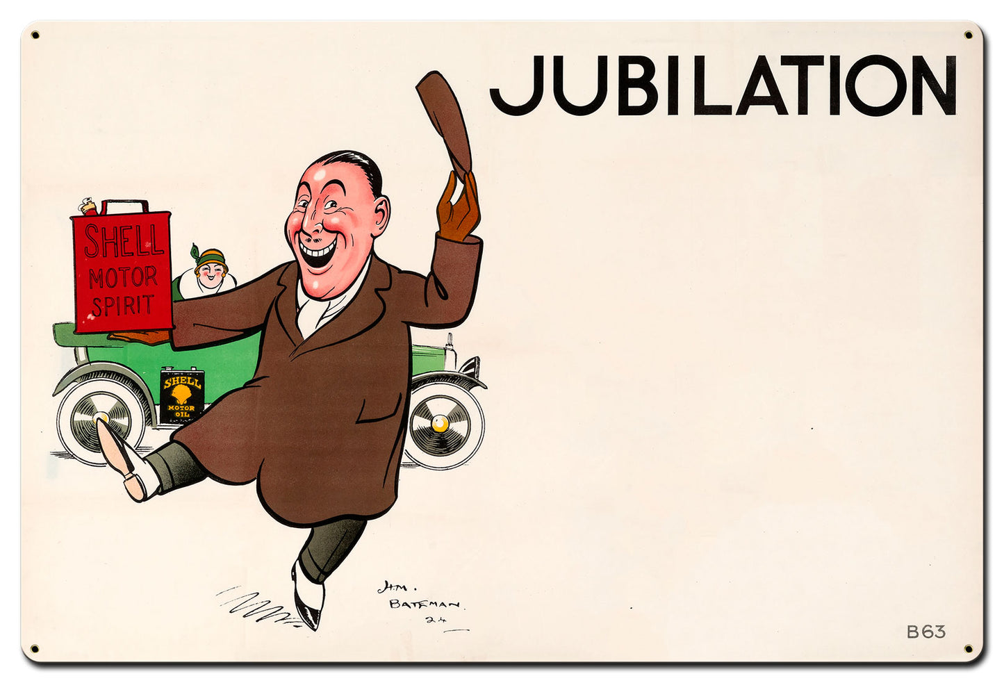 Shell Motor Oil Jubilation, Featured Artists/Shell, Satin, 36 X 24 Inches