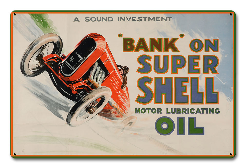 Bank On Super Shell, Featured Artists/Shell, Satin, 18 X 12 Inches