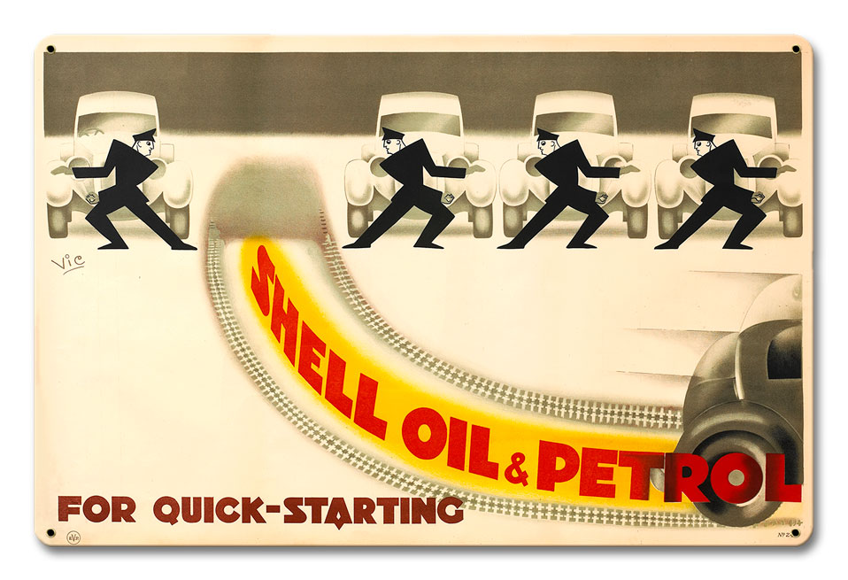 Shell Oil For Quick Starting, Featured Artists/Shell, Satin, 18 X 12 Inches