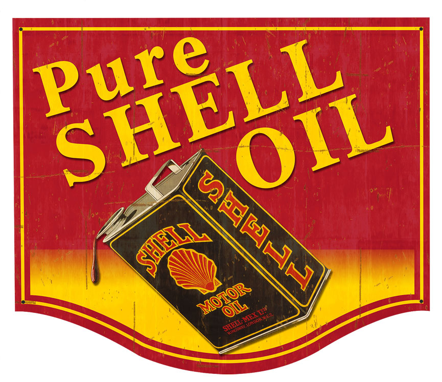 Pure Shell Oil Grunge, Featured Artists/Shell, Plasma, 19 X 16 Inches