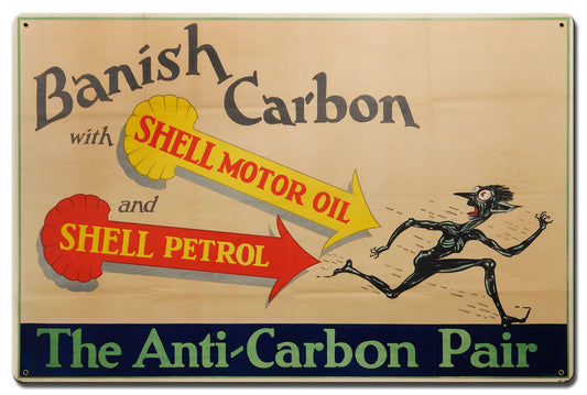 Banish Carbon Shell Motor Oil, Featured Artists/Shell, Satin, 24 X 16 Inches