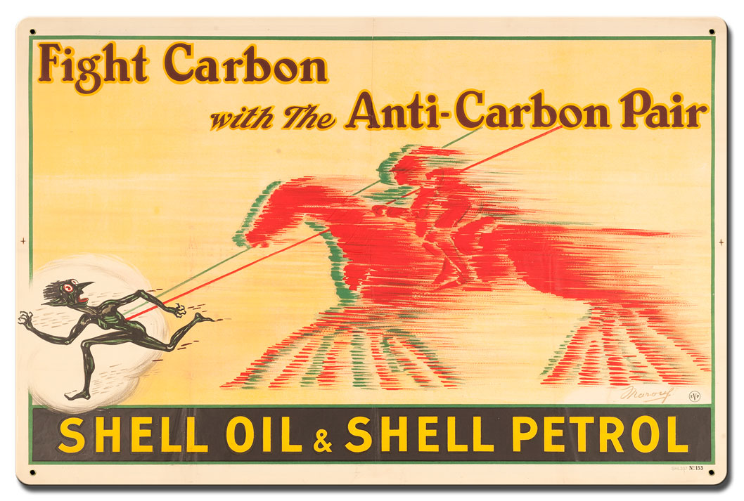 Shell Oil Petrol Fight Carbon, Featured Artists/Shell, Satin, 24 X 16 Inches