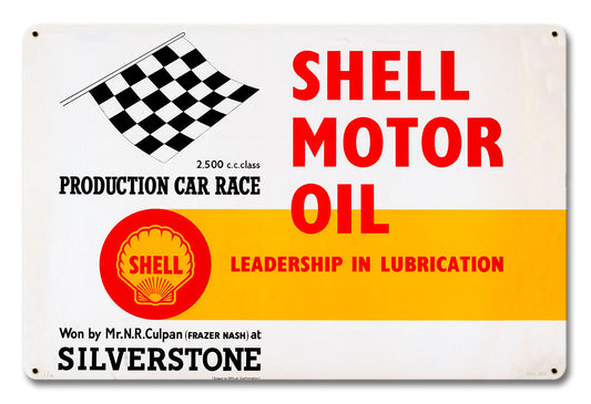 Shell Motor Oil Leadership Lubrication, Featured Artists/Shell, Satin, 18 X 12 Inches