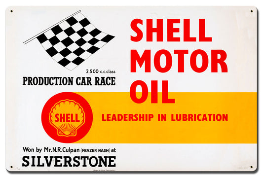 Shell Motor Oil Leadership Lubrication, Featured Artists/Shell, Satin, 24 X 16 Inches