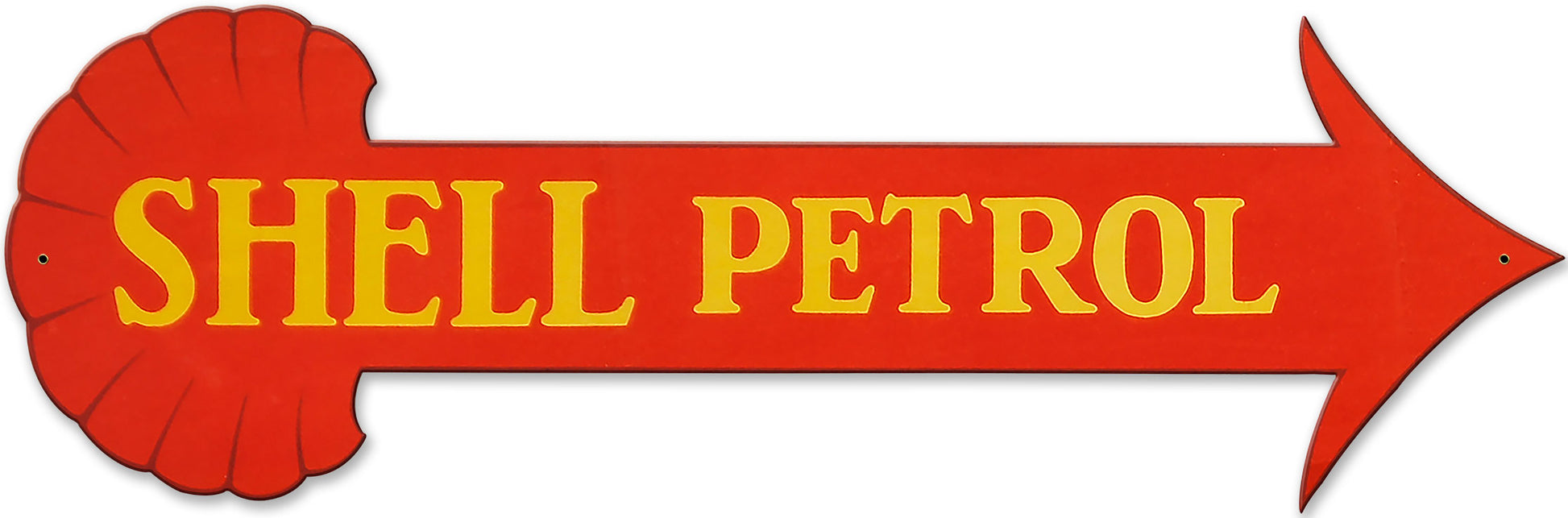 Shell Petrol Arrow, Featured Artists/Shell, Plasma, 31 X 11 Inches