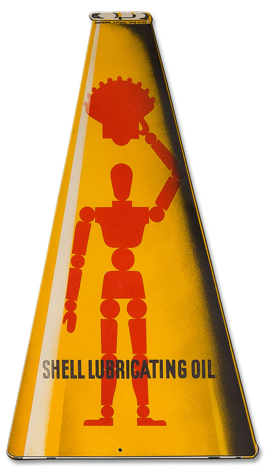 Shell Lubricating Oil Can, Featured Artists/Shell, Plasma, 23 X 12 Inches