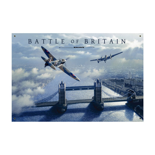 Battle of Britian, Aviation, Metal Sign, 36 X 24 Inches