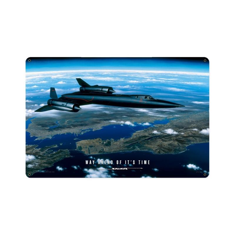 Ahead of its Time, Aviation, Vintage Metal Sign, 12 X 18 Inches