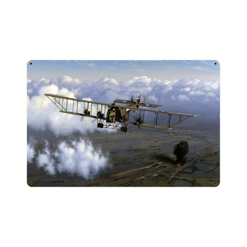 Russian Giant, Aviation, Vintage Metal Sign, 18 X 12 Inches