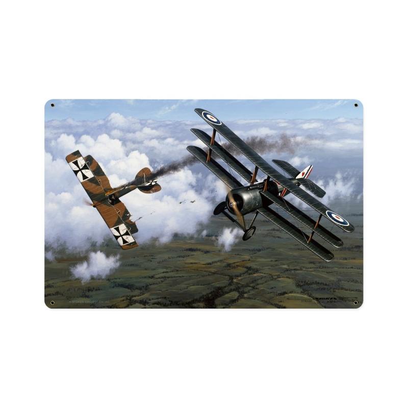 Royal Navy Ace, Aviation, Vintage Metal Sign, 18 X 12 Inches