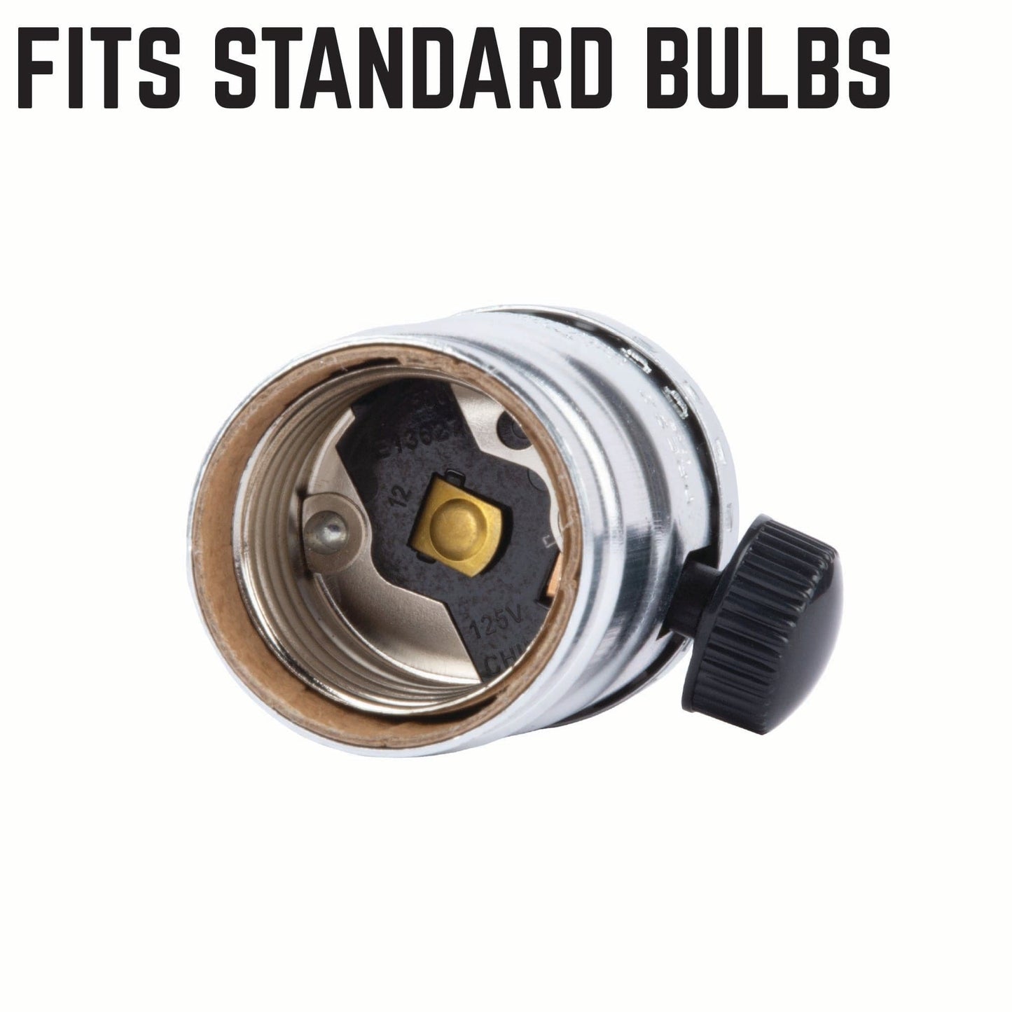 Swag kit with dimmable knob and quick connect