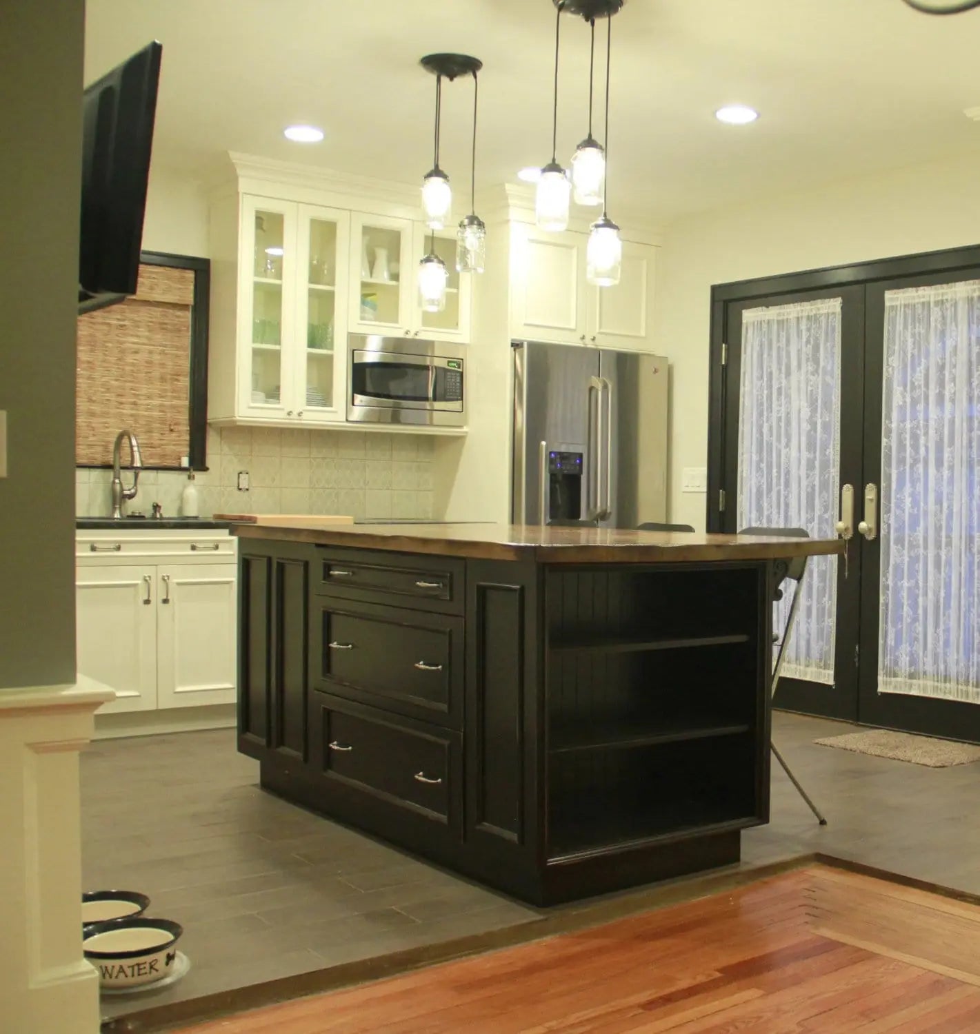 Mason Jar Chandelier Pendant Light Trio