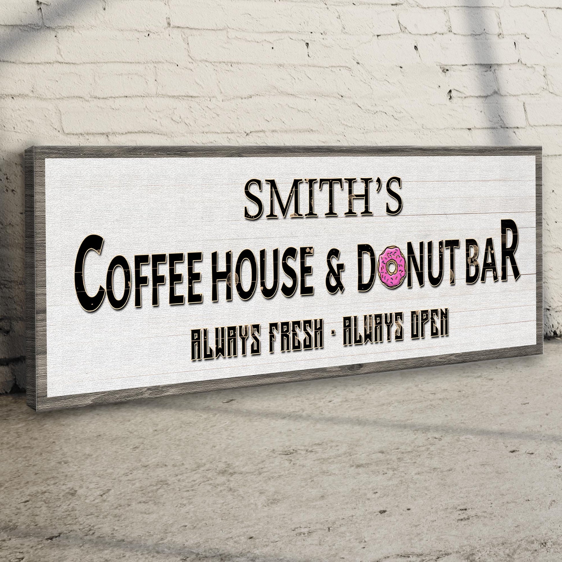Coffee House And Donut Bar Sign II