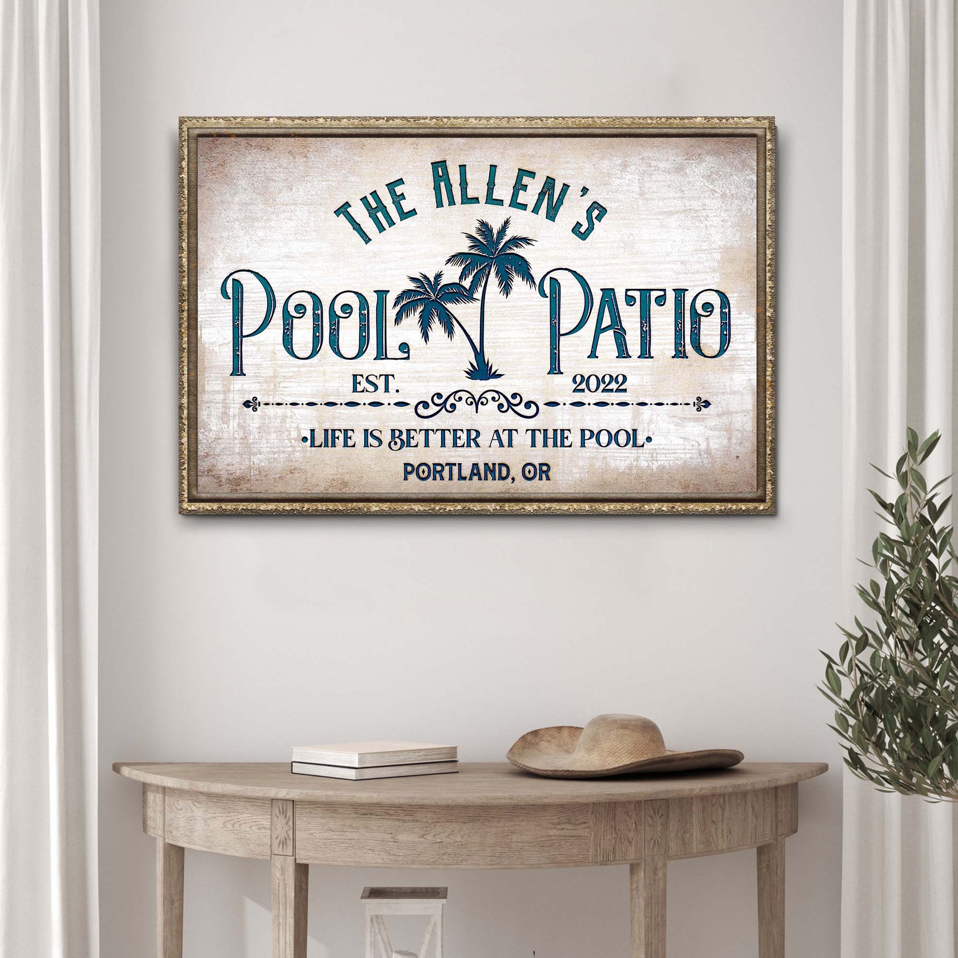 Life Is Better At The Pool And Patio Sign