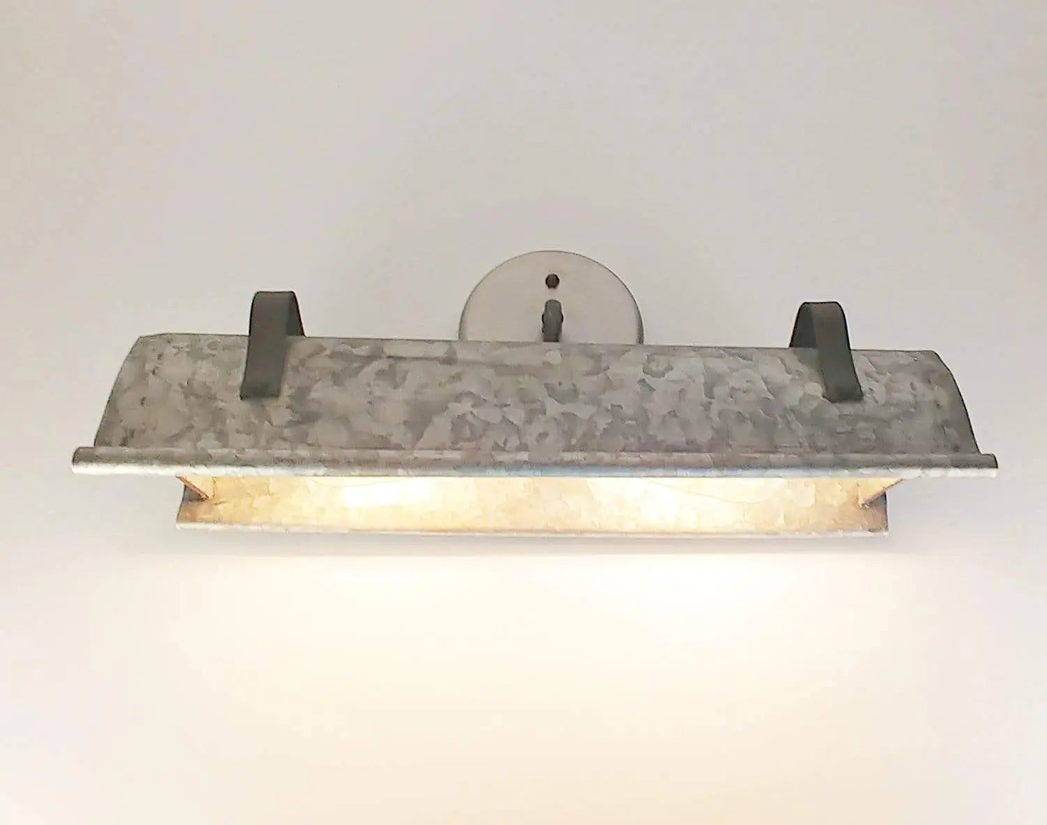 Galvanized Metal Wall Vanity Light