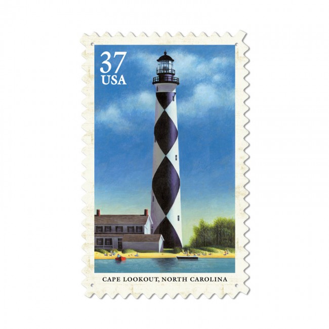 Cape Lookout, Home and Garden, Custom Metal Shape, 24 X 15 Inches