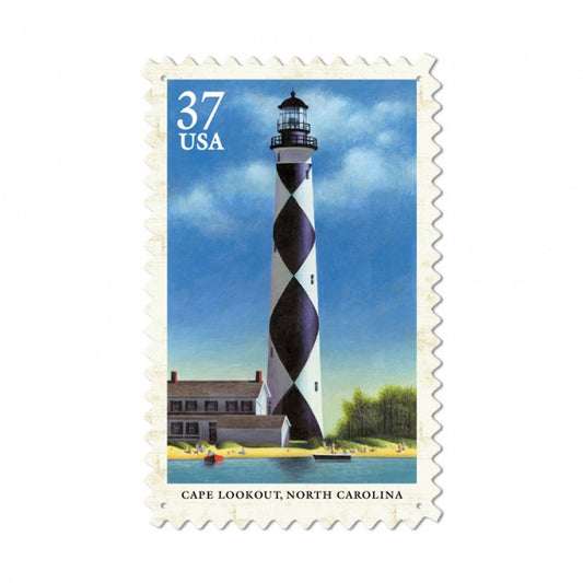 Cape Lookout, Home and Garden, Custom Metal Shape, 24 X 15 Inches