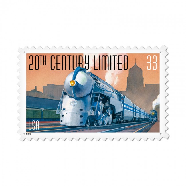 20th Century, Train and Rail, Custom Metal Shape, 24 X 15 Inches