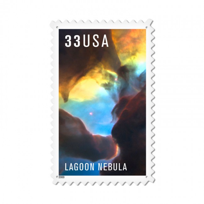 Lagoon Nebula, Aviation, Custom Metal Shape, 15 X 24 Inches