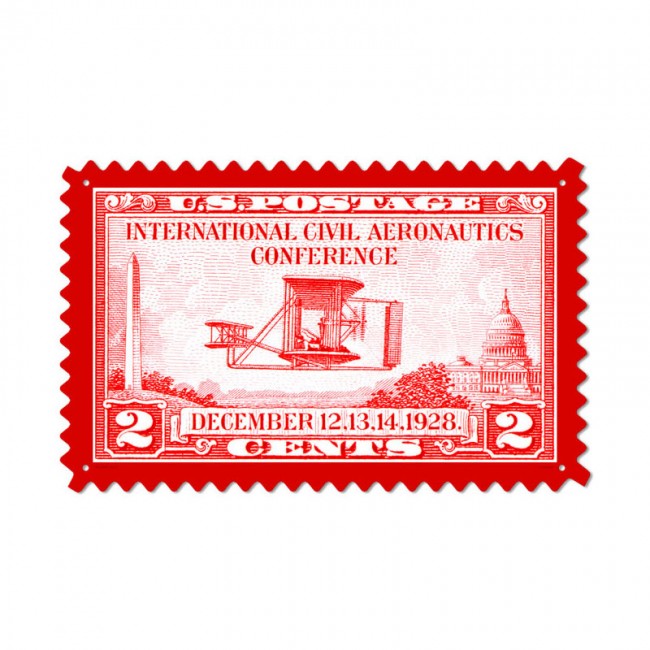 Civil Aeronautics, Aviation, Custom Metal Shape, 24 X 15 Inches