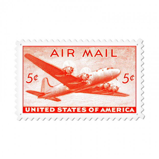 Passenger Plane, Aviation, Custom Metal Shape, 24 X 15 Inches